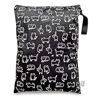 Vista 14 de 1 cremallera Perros negros de yoga