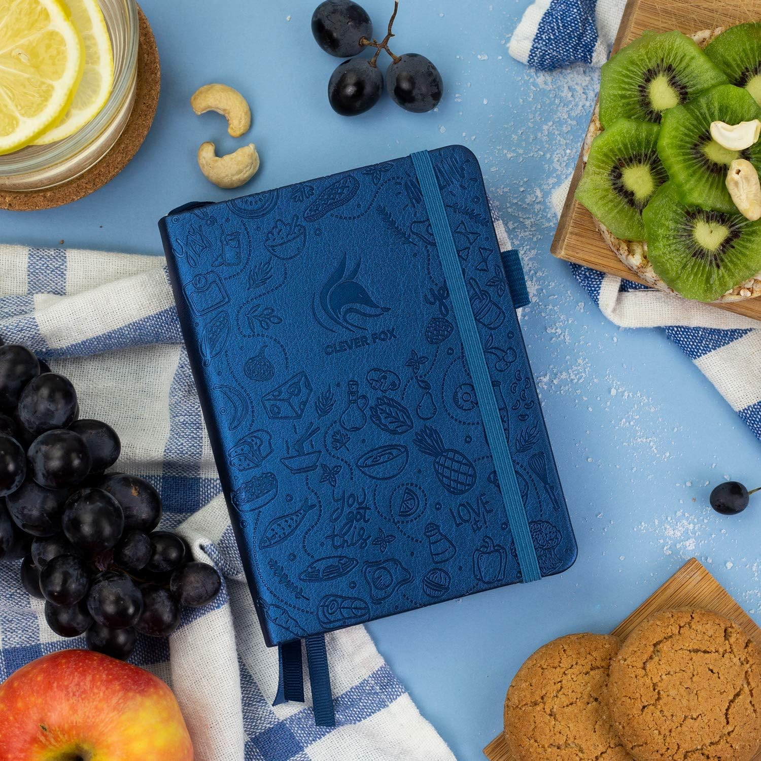 Clever Fox Food Journal Pocket Size – Daily Food Diary, Meal Tracker & Planner for Purse, Calorie and Nutrition Log, for Sticking to a Healthy Diet & Achieving Weight Loss Goals, 4.0x5.5, Mystic Blue : Sports & Outdoors