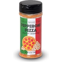 Wabash Valley Farms Pizza Popcorn Seasoning Pizza Flavoring Salt for Movie Night Snacks, Popcorn Gift Sets Savory Salt for Whirley Pop Sets, Stovetop Pans, Air Poppers 5.5 oz