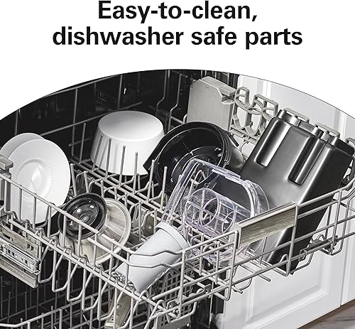 Vista 5 de Máquina Exprimidora Hamilton Beach HealthSmart, Extractor Centrífugo Compacto, Canal de Alimentación de 2.4 Pulgadas para Frutas y Verduras, Fácil