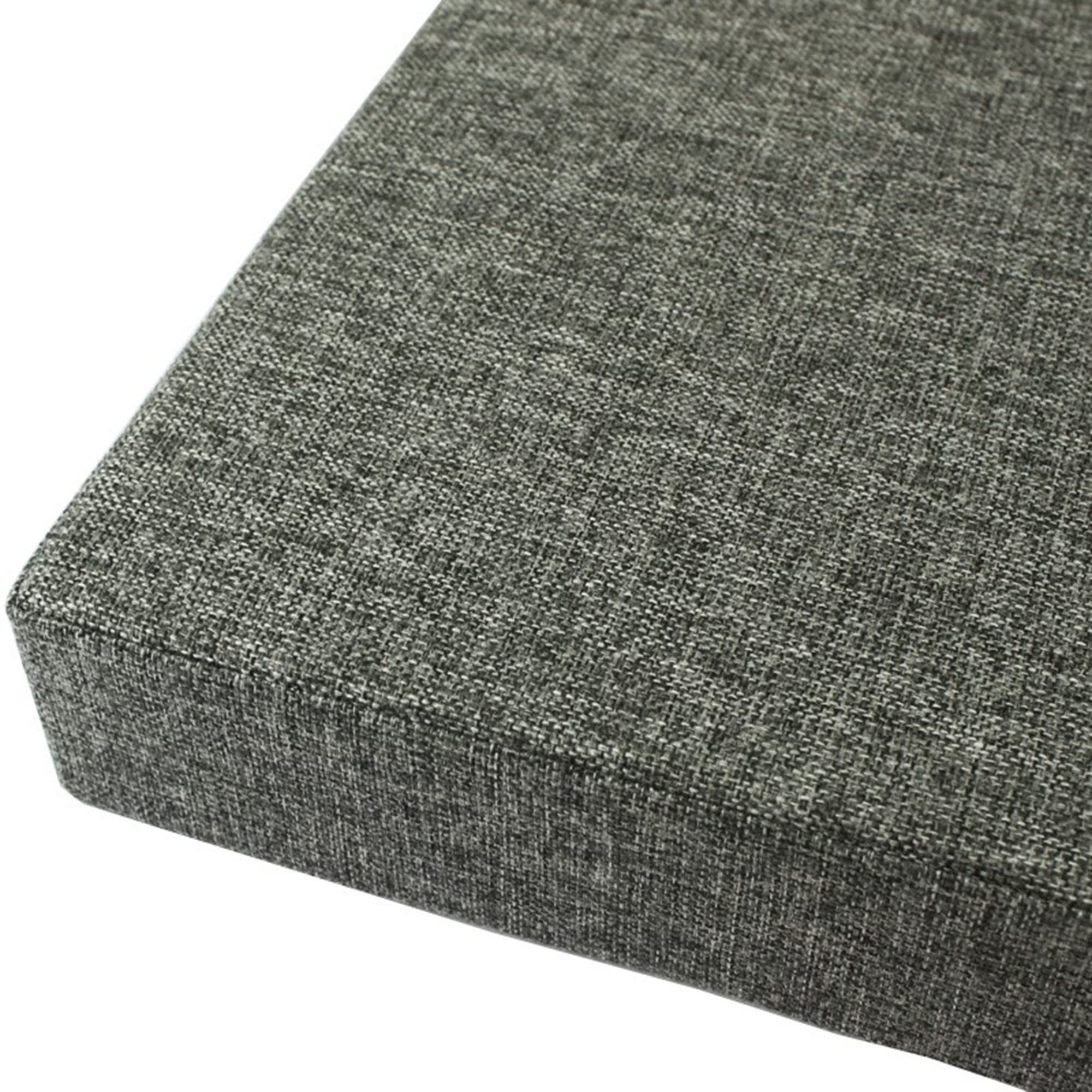 Coussin de banc 140x40 amovible en mousse pour soulager l'assise rigide des bancs de cuisine