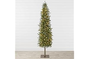 Best Choice Products 6ft Pre-Lit Pencil Christmas Tree - Your Festive Holiday Centerpiece