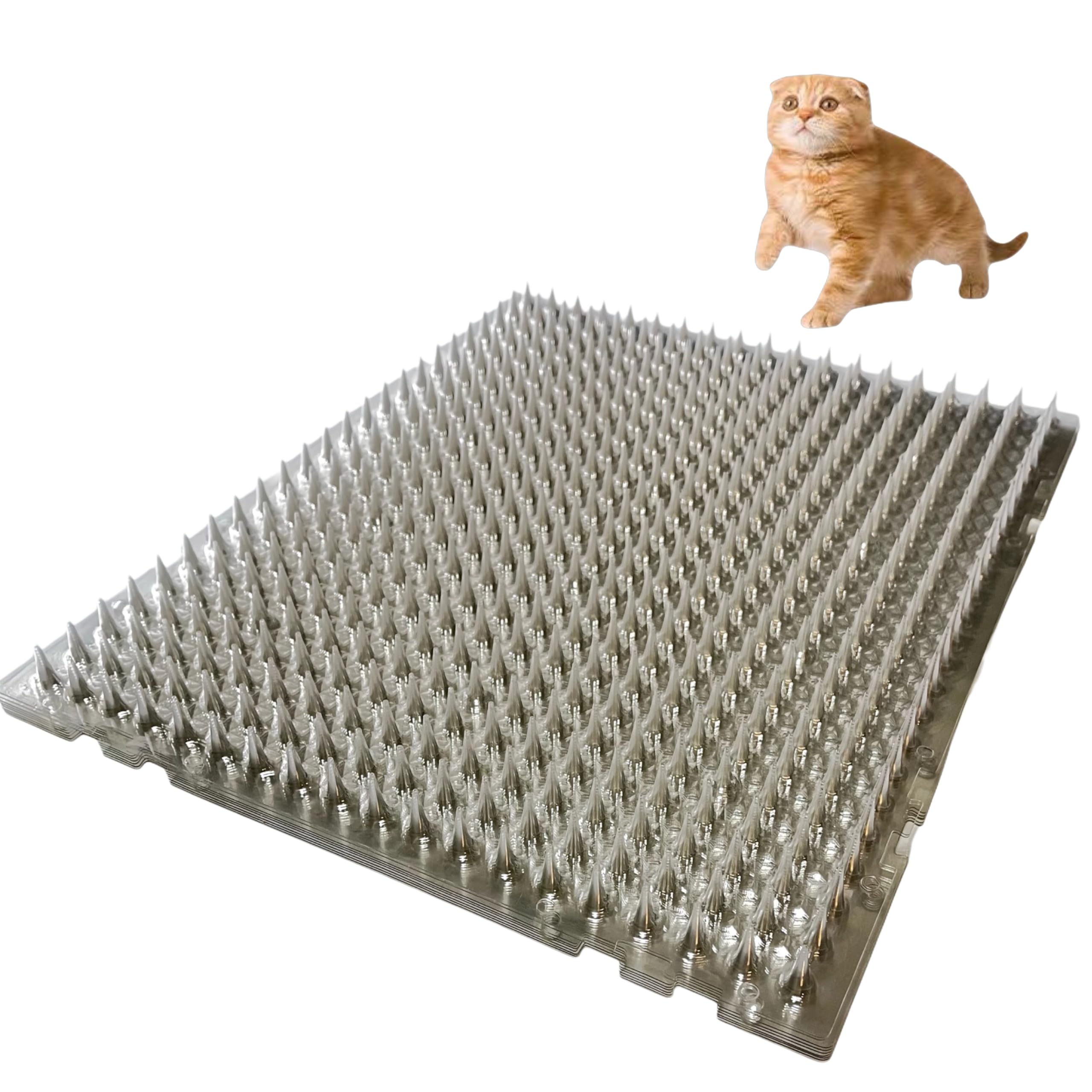 Amazon | ONESORA 猫よけシート 猫よけとげマット 透明 【16枚入り
