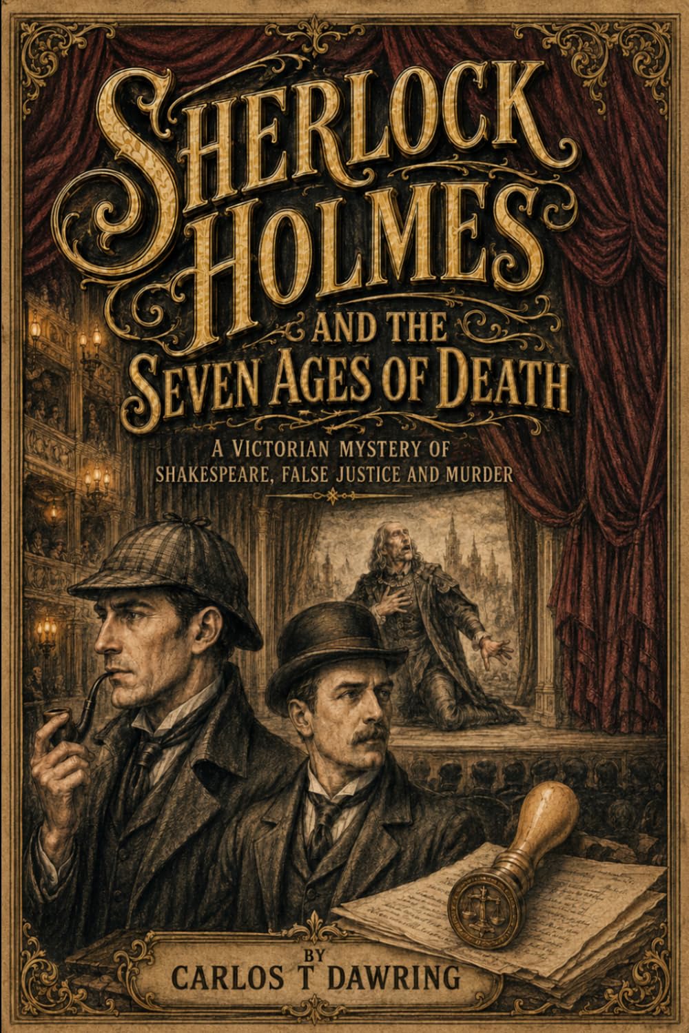 Sherlock Holmes and the Seven Ages of Death: A Victorian Mystery of Shakespeare, False Justice and Murder (The Carlos T Dawring Victorian Murder Mysteries)