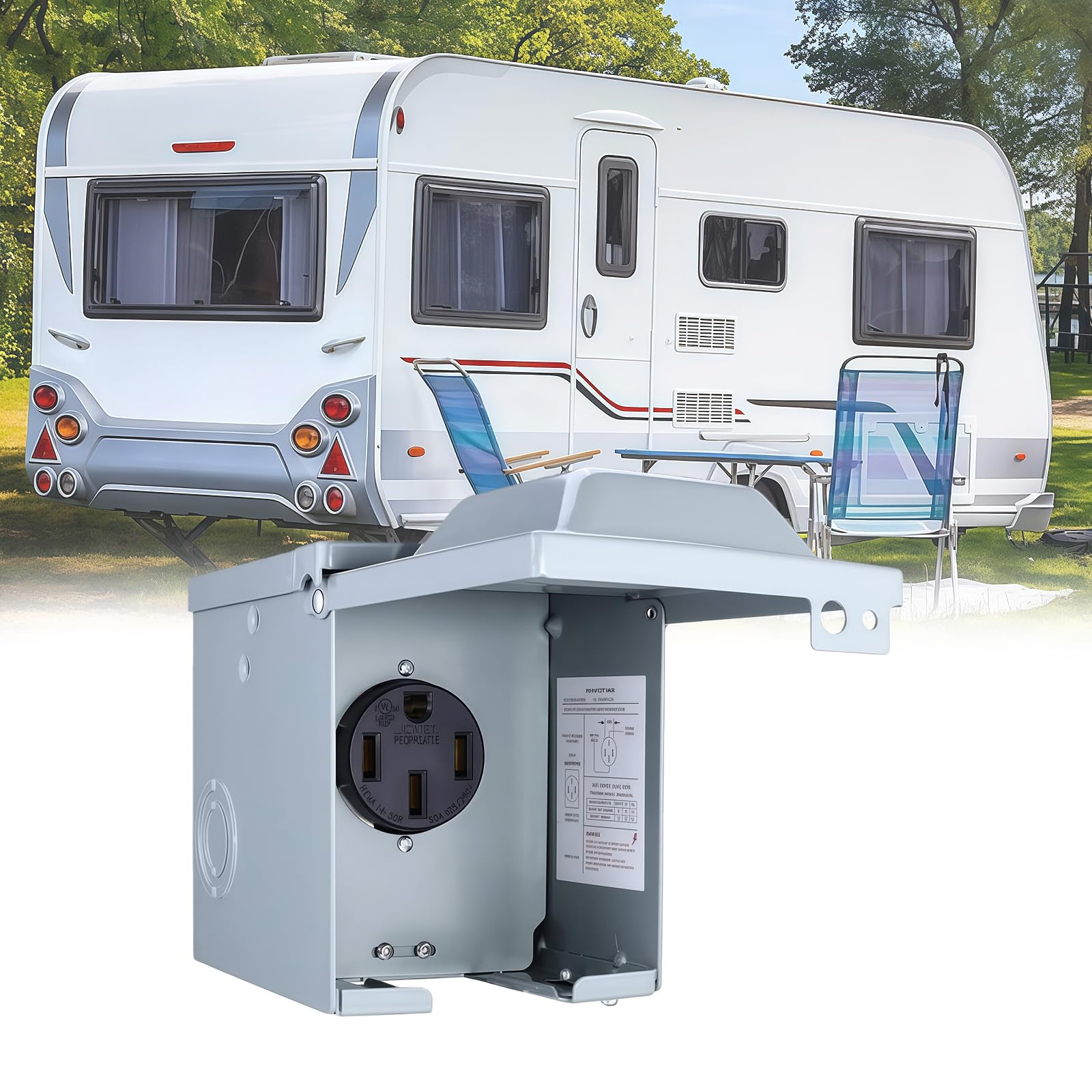 ordinarYone 50 A Wohnmobil-Campingplatz-Stromeinlass-Ladung bietet schnelles Aufladen der Batterie für schnelle Umdrehung auf langen Zeiten