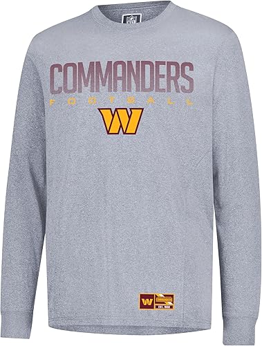 Miniatura 22 de Ultra Game Camiseta de manga larga oficial de la NFL para llevar el día del partido, para hombre Negro -,Gris Caliente Carbón,Gris