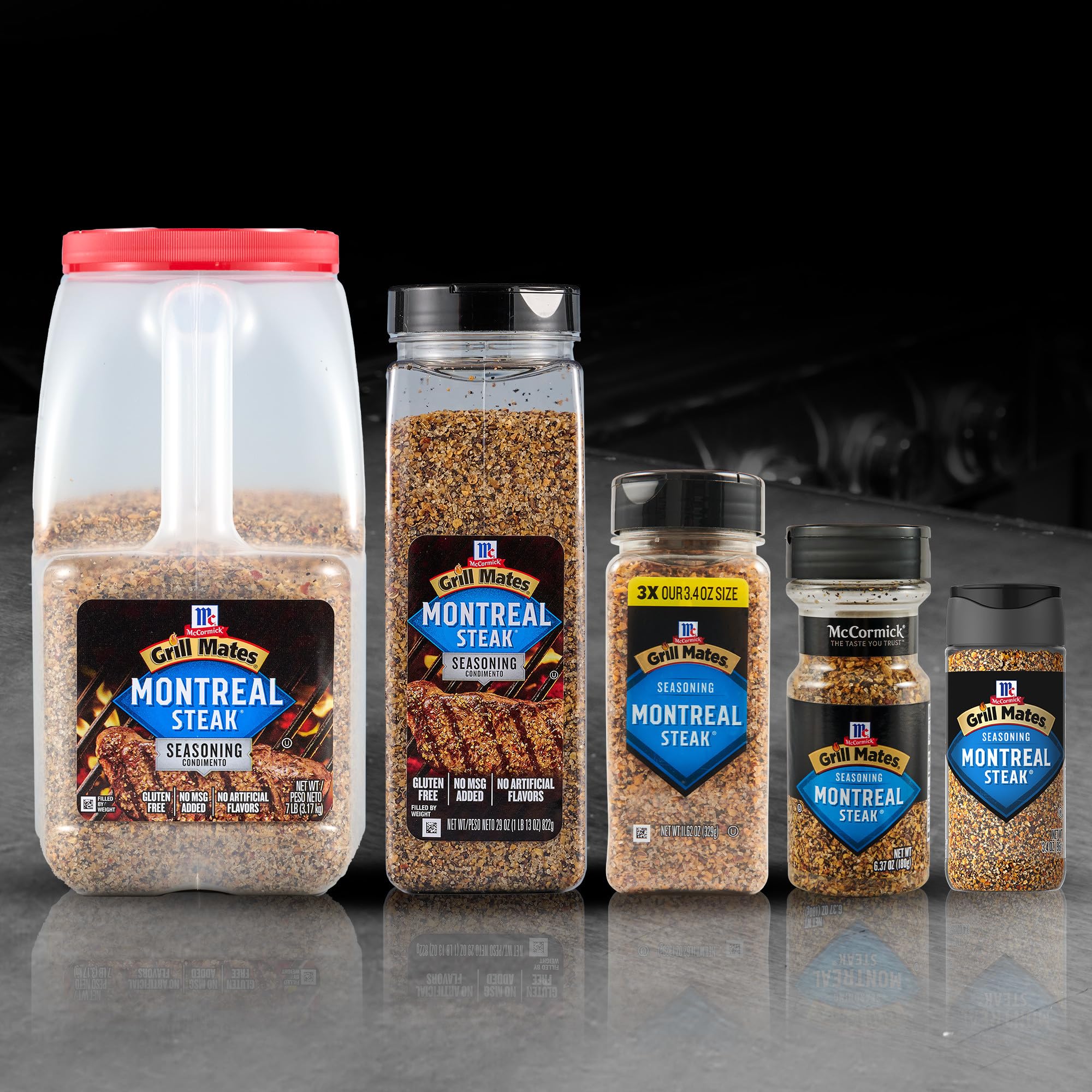 McCormick Grill Mates Montreal Steak Seasoning, 29 oz.
