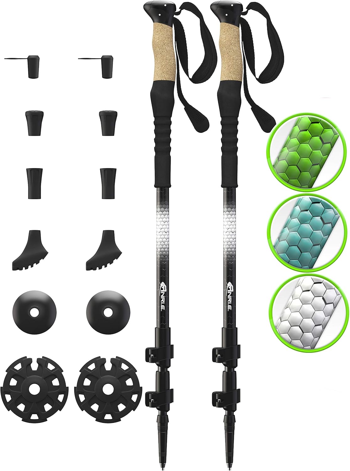 lightweight telescopic walking pole