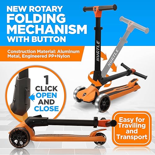 Miniatura 10 de Hurtle Patineta eléctrica plegable para adultos, 500 W 36 V sin escobillas con control de aplicación, neumáticos de panal de abeja de 10 pulgadas,