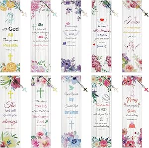 30 Marcapáginas Cristianos Magnéticos Con Versículos Bíblicos, Escritura Religiosa, Suministros Inspiradores Para La Iglesia, Clips De