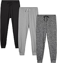 Sweet Hearts Girls Sweatpants - 3 Pack Super Soft Girls' Activewear Performance Jogger Pants: Made in USA (Sizes: 5-18)
