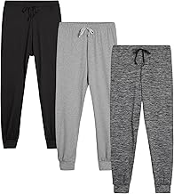 Sweet Hearts Girls' Sweatpants - Super Soft Athletic Performance Joggers (3 Pack)