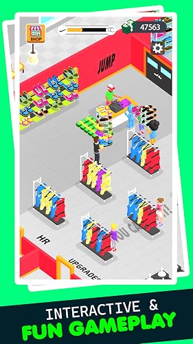 Miniatura 7 de Outlet Store 3d Empire Rush: Mi Juego De Magnate De Mercado De Moda De Centro Comercial: Administre Una Minitienda De Supermercados, Una Fábrica Inactiva Y Una Tienda De Simulación