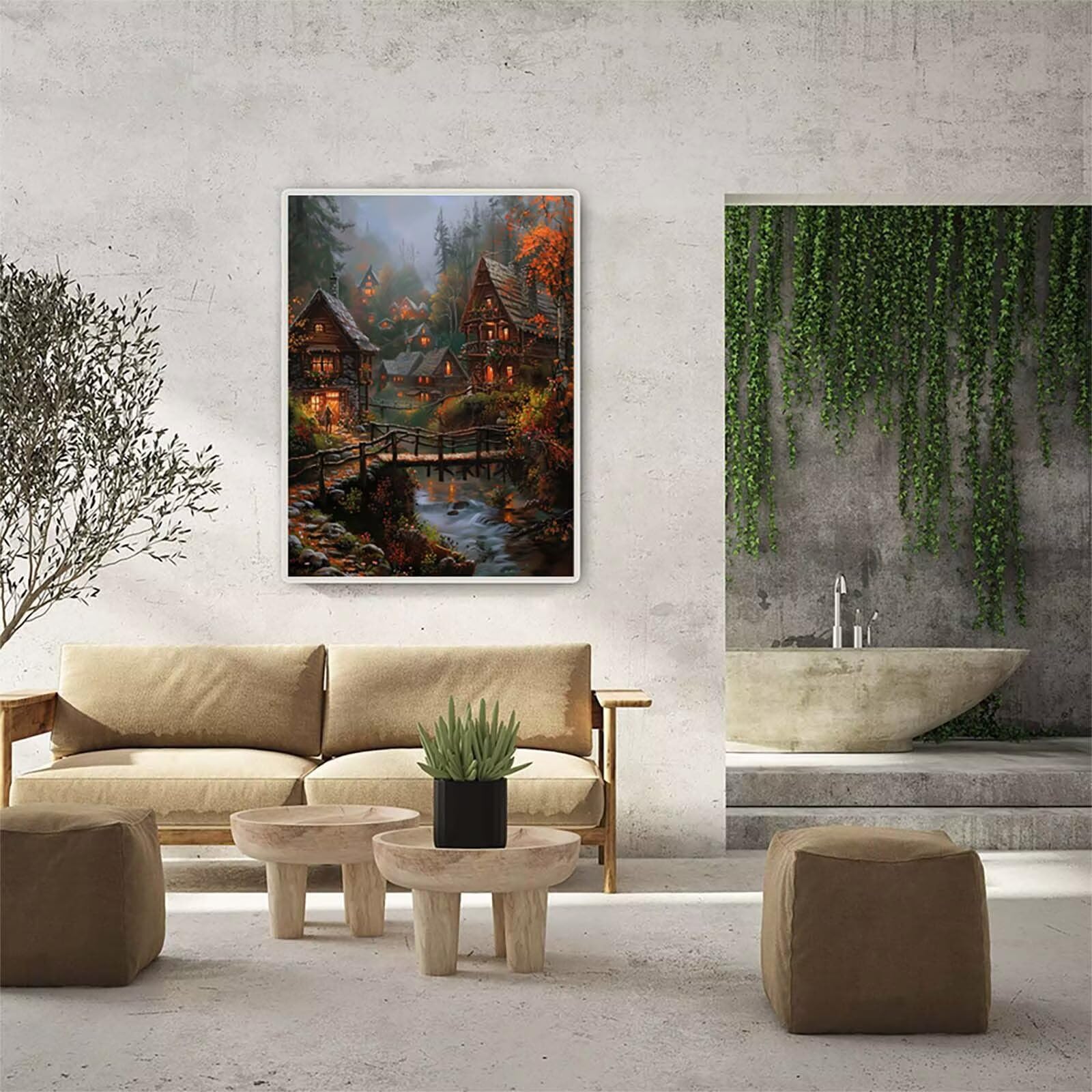 Case Diamond Painting Adulti 60x80cm, 5D Diamond Painting Kit 9-4835