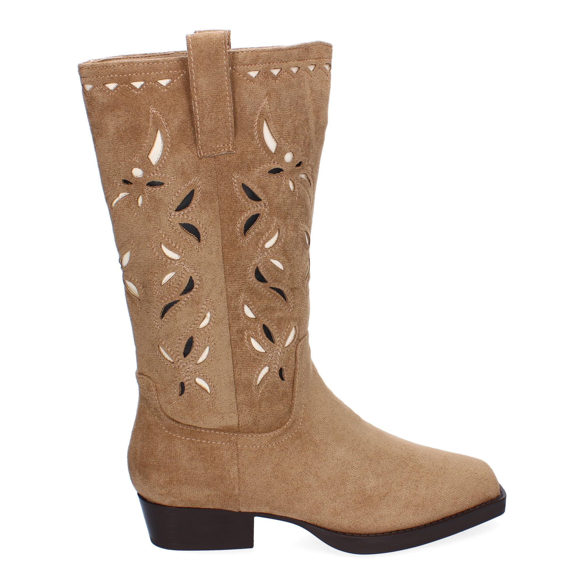 Bota Campera de Mujer, Comodas y Elegantes, Diseno Moderno, con Detalles y Adornos en la Cana, Versatiles para Toda Ocasion.