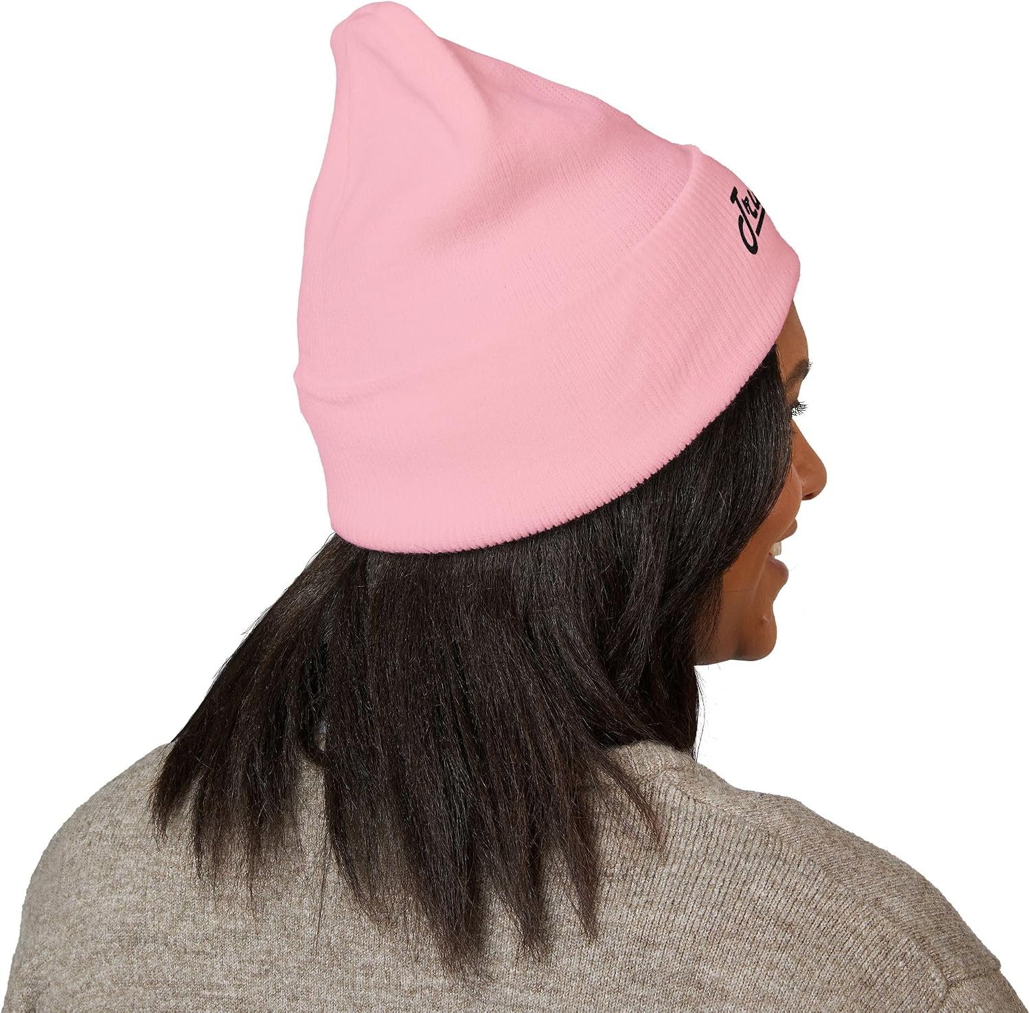 Premium Classic Cuffed Beanie Hat Gift with Trust God Embroidery Message