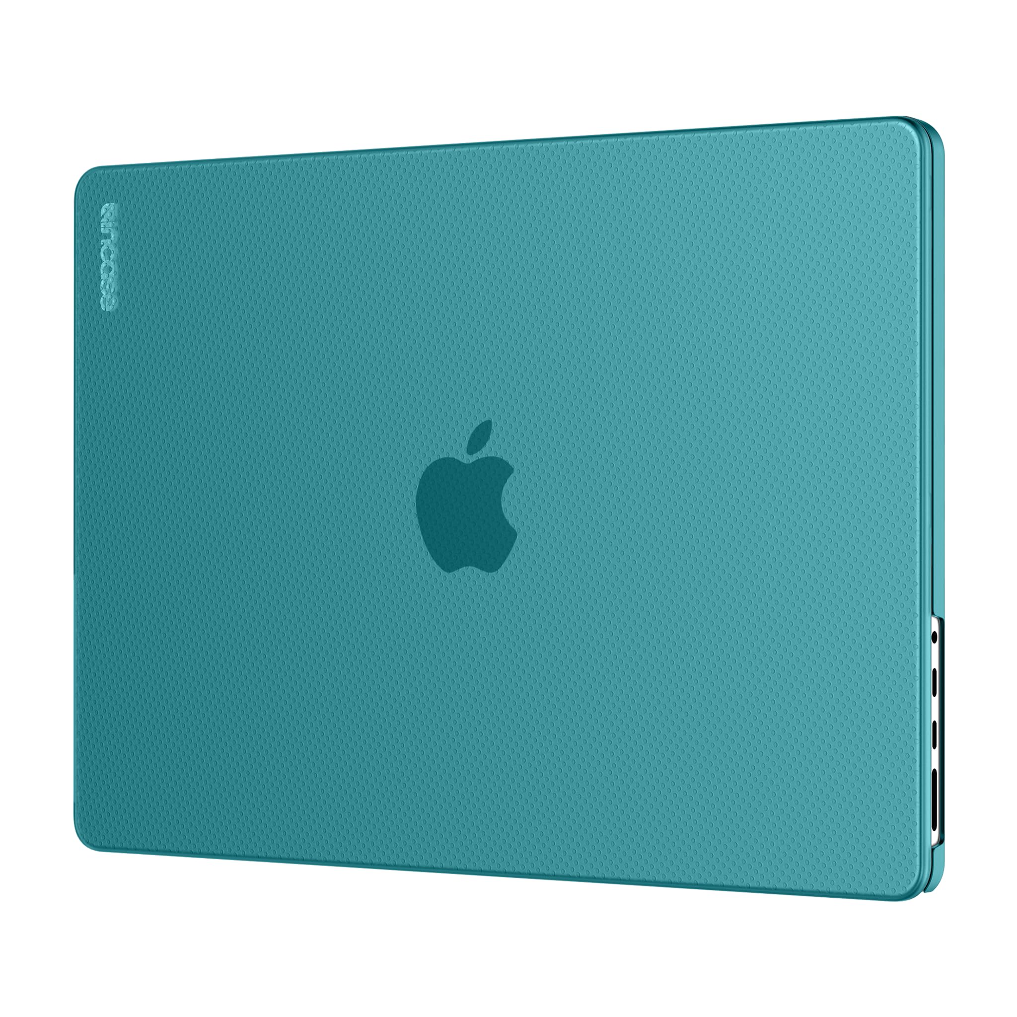 IncaseDots Hardshell with Makrolon® - MacBook Pro 14" Case - 2025, 2024, 2023, 2022, 2021, M5, M4, M3, M2, M1 - MacBook Case, Protective Hard Shell, Scratch Resistant, Rubberized Feet - Fountain Blue