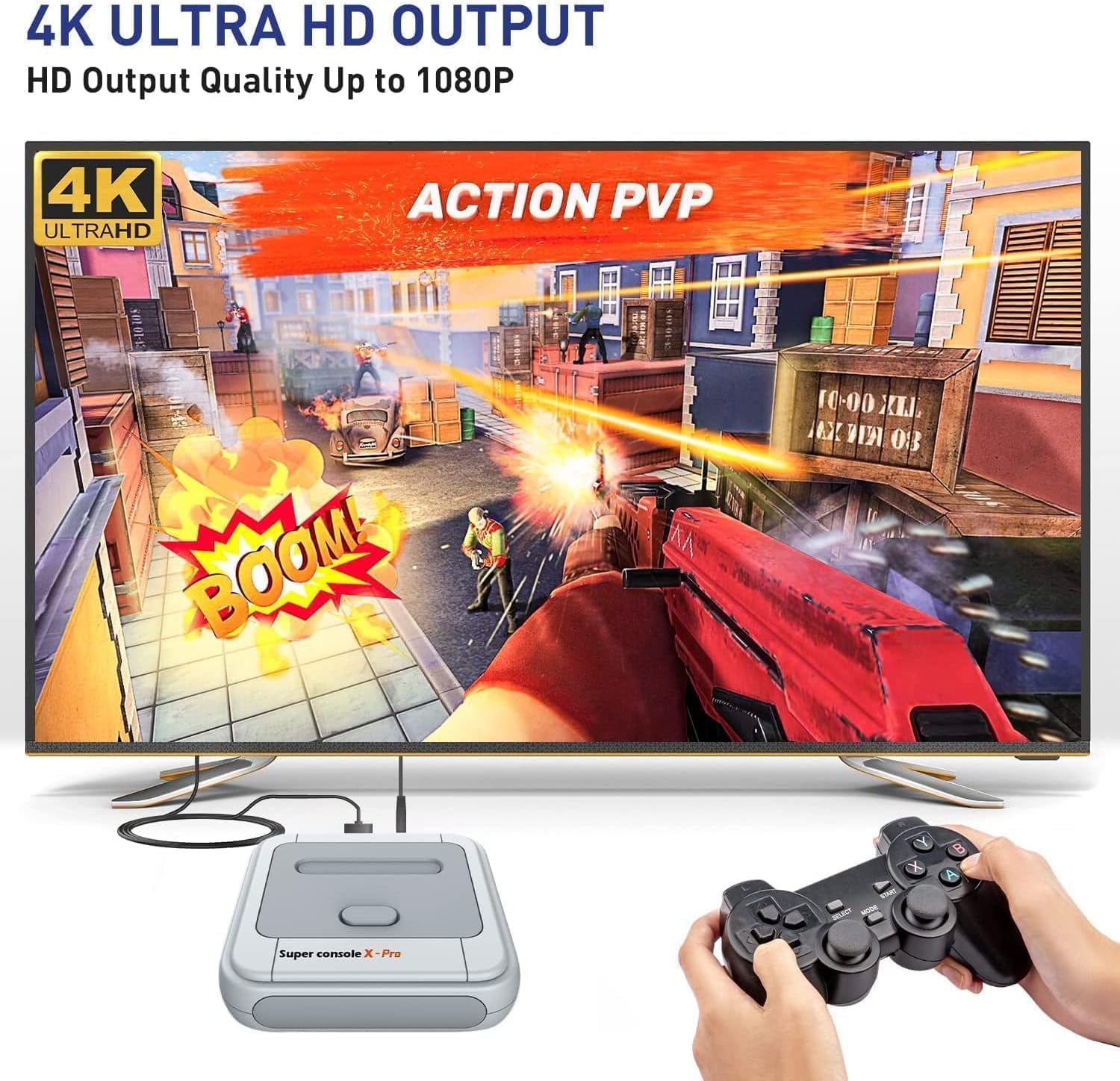 Amazon.co.jp: Kinhank レトロゲームコンソール スーパーコンソール X