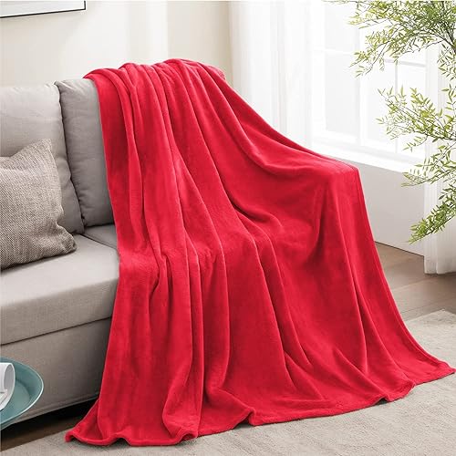 Miniatura 578 de BEDELITE Fleece Blanket White Throw Blanket for Couch & Bed, Luxury Plush Cozy Fuzzy Blanket 50" x 60", Super Soft Warm Lightweight Throw Blanket