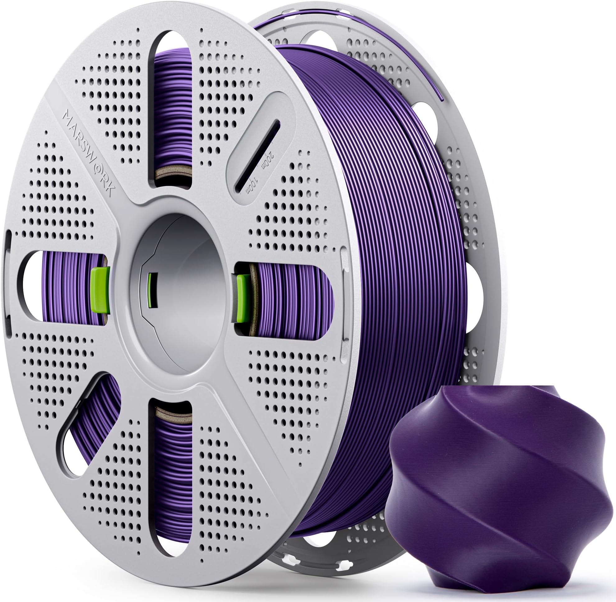 - PLA Basic 3Dプリンターフィラメント 1.75mm 1kg（2.2lbs） 乾燥済み クイックスワップ 再利用可能スプール採用 純正プロファイル Bambu Lab プリンター 対応 インディゴパープル