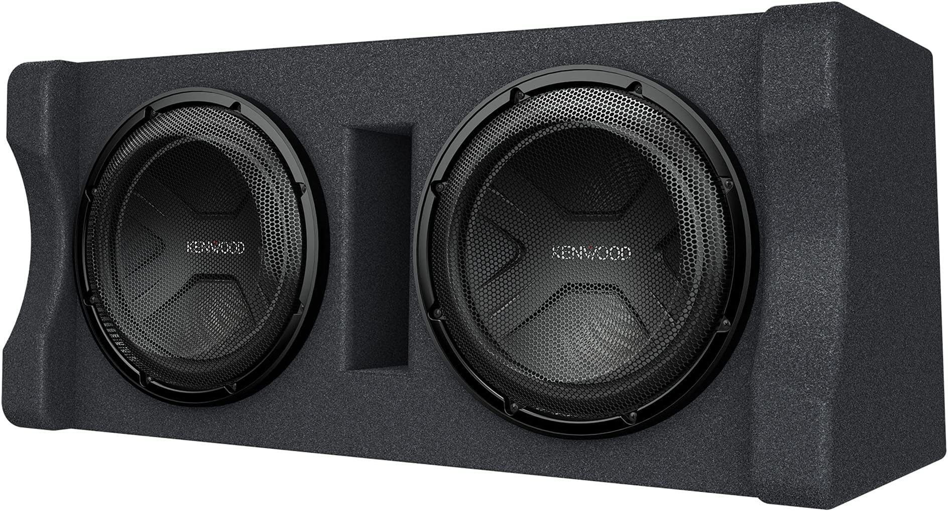 Kenwood P-W3021D Dual 12" Loaded Subwoofer Enclosure