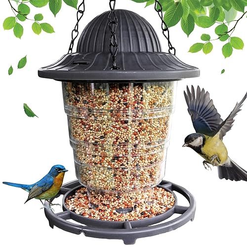 Small Bird Feeder - Durable Plastic Design, Easy Fill &