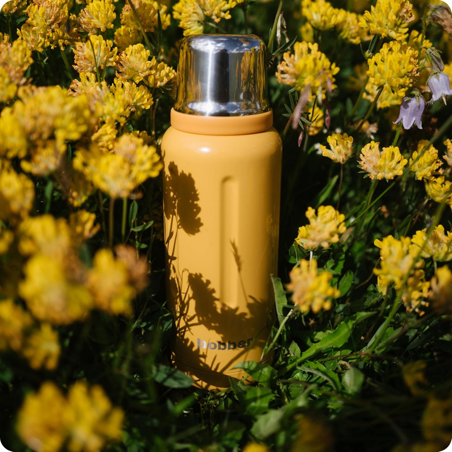 Bobber - 34 oz Vacuum Insulated Stainless Steel Water Bottle with Cup Lid - Dishwasher Safe - Keeps Drinks Hot for 48 Hours and Cold for 72 Hours - Triple Walled Thermo Flask (Ginger Tonic)