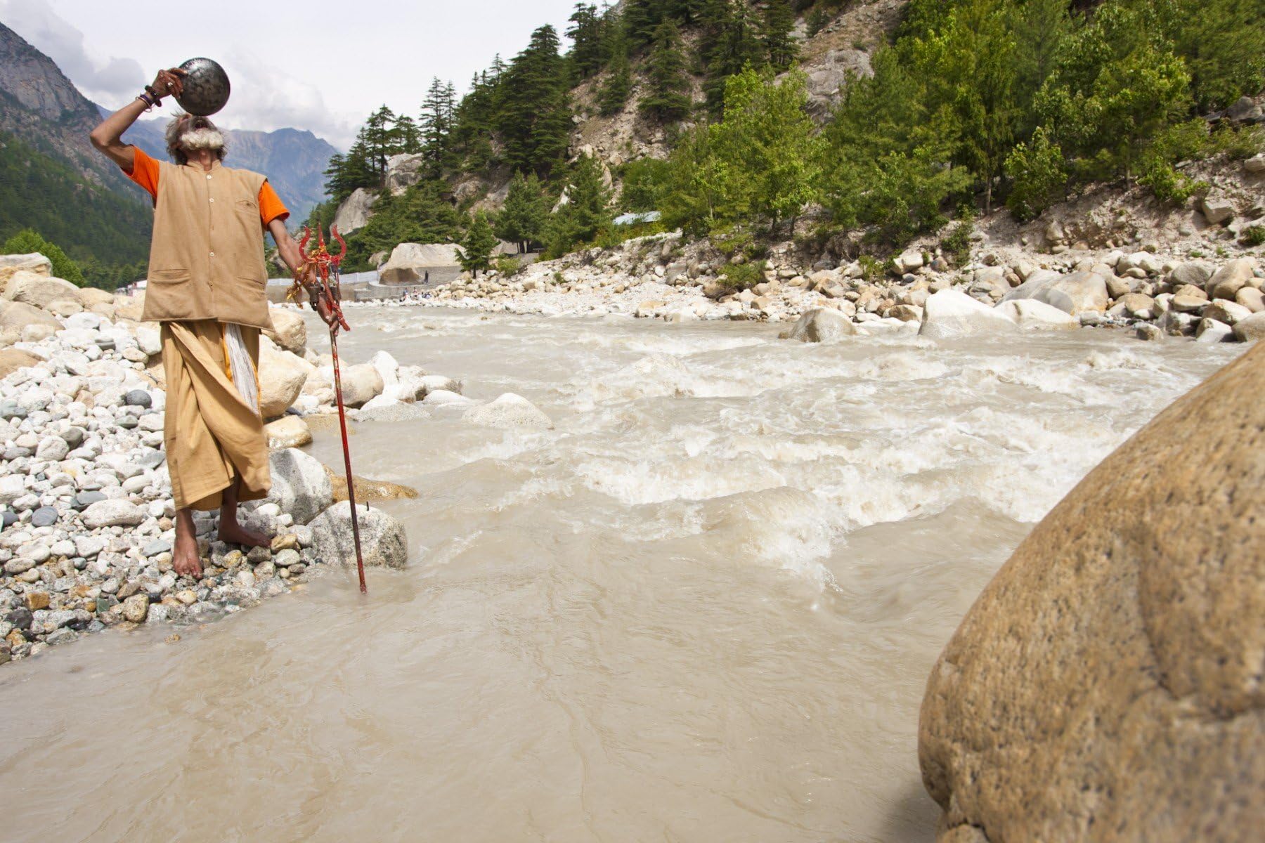 Ganga Jal, GANGES WATER from Gangotri 6 bottles of 100 ml EA for Puja and other Hindu Ceremonies