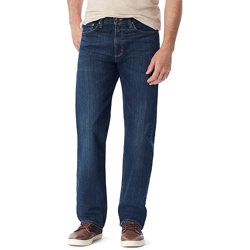 Wrangler Authentics Men's Classic 5-Pocket Relaxed Fit Flex Jean