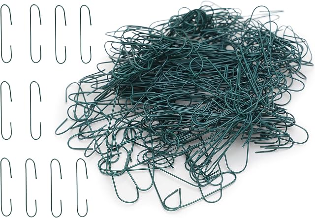 Christmas Concepts® 300 Green Christmas Tree Hooks - Baubles Hangers - Ornament Hangers