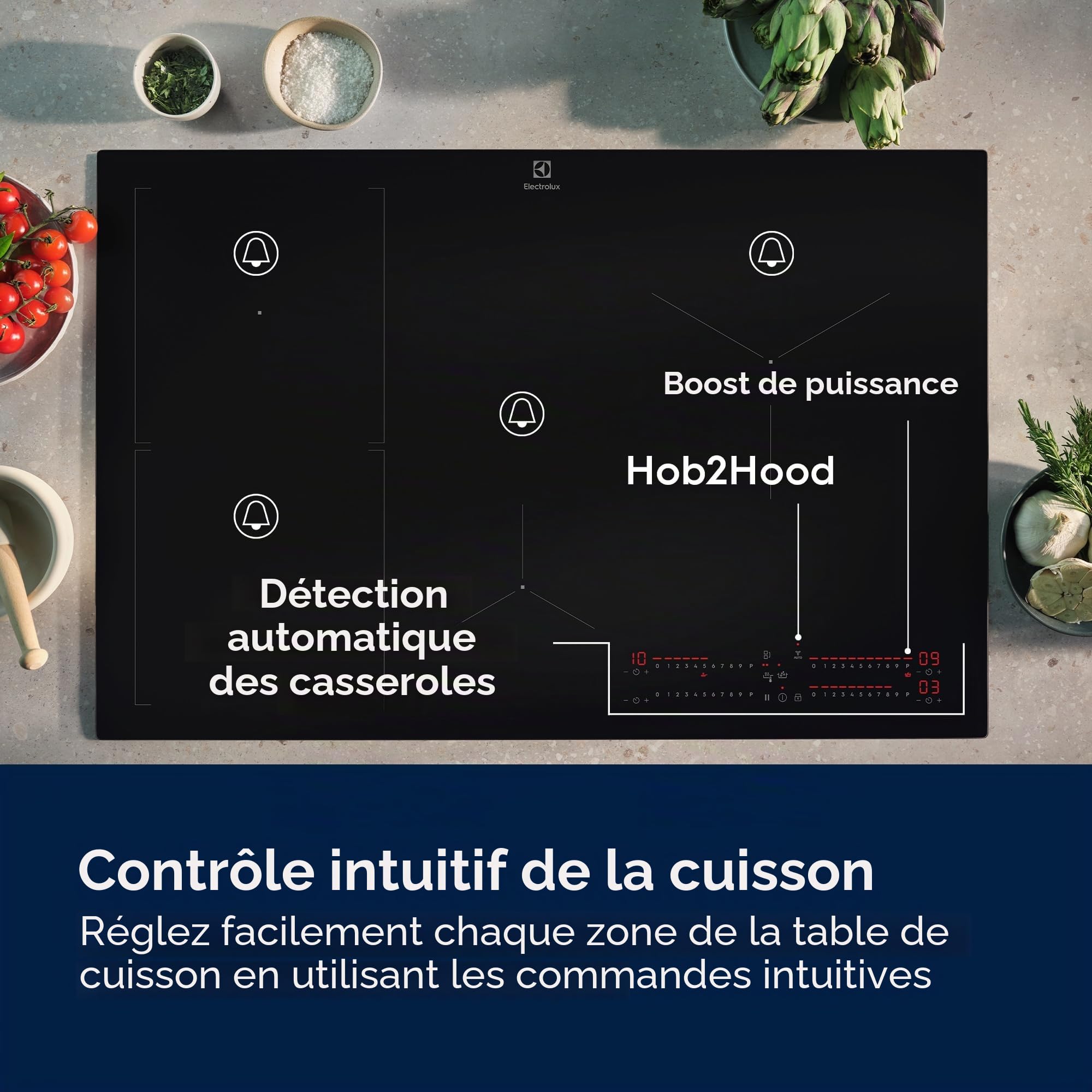 plaque induction senseboil 60 cm