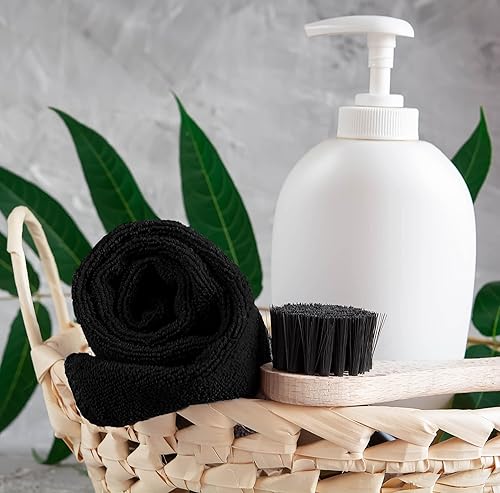 Miniatura 7 de TEXTILE EMPIRE Black Spa Towels for Facials - Hair Salon Towels Hand Towels Salon Facial Towels for Estheticians Soft Toallas para Salon De Belleza