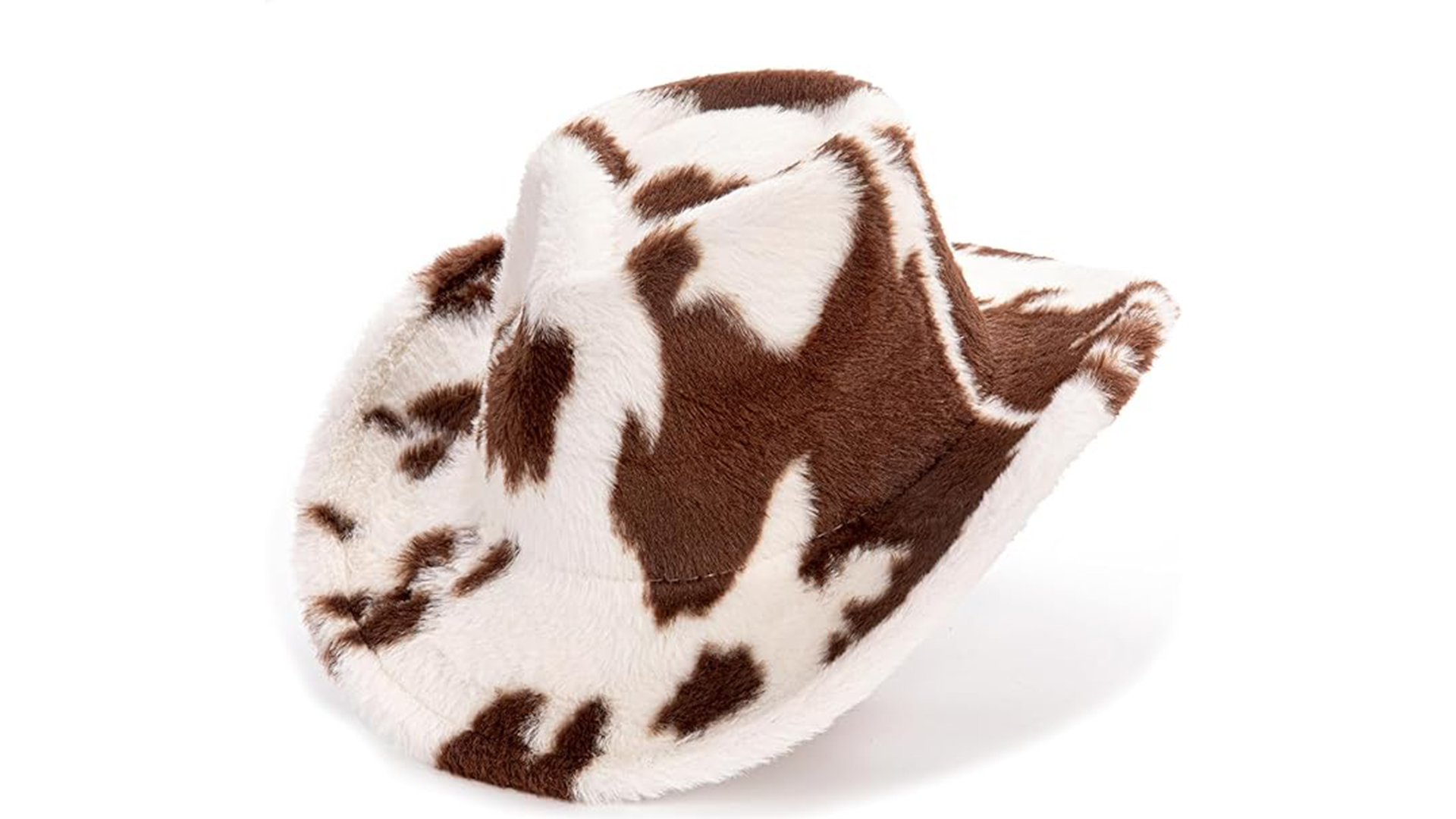 Sombrero vaquero para mujer estilo oeste estampado vaca miniatura 7