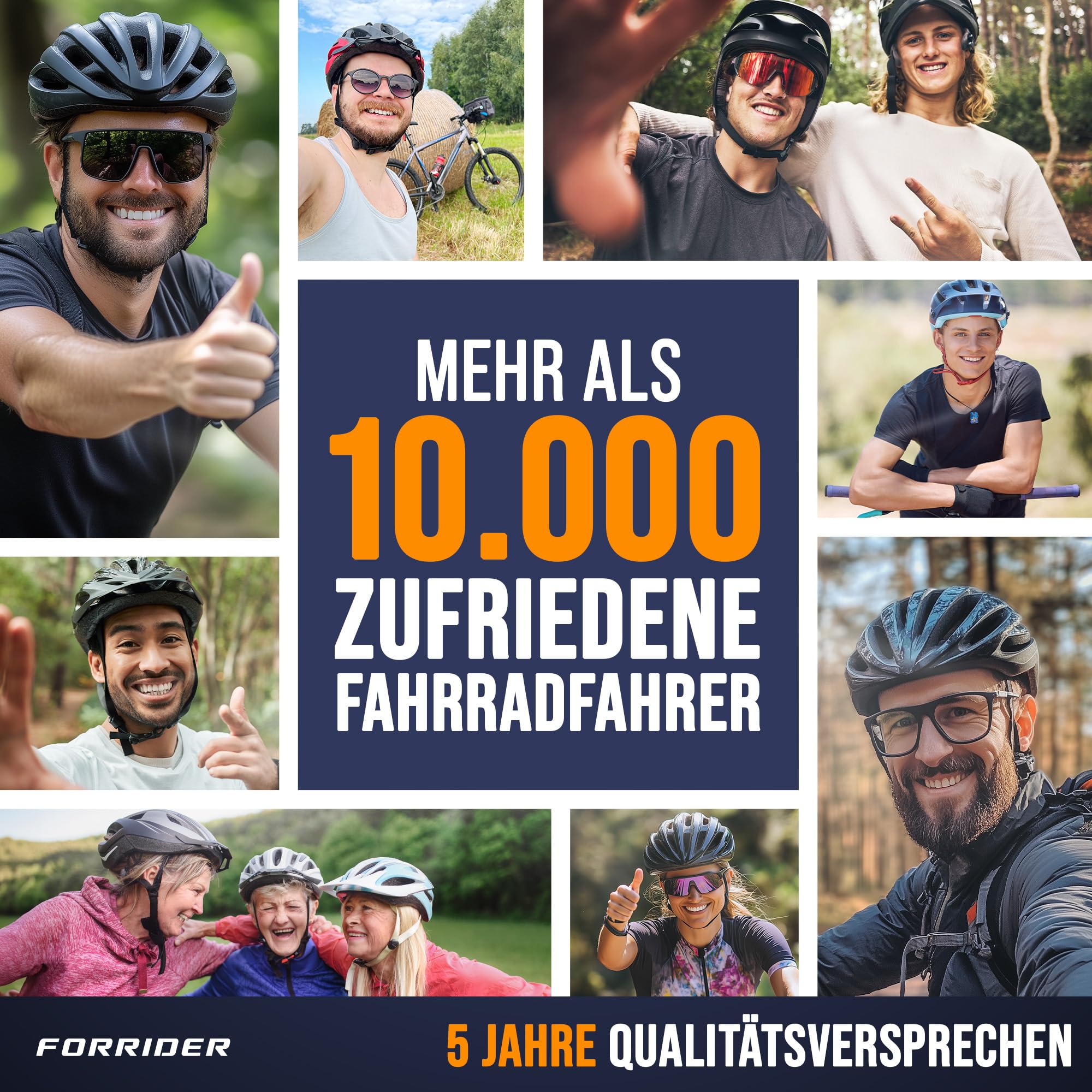 Forrider Fahrradsattel Herren & Damen Ergonomisch, Memory Foam und Innovative Federung für maximalen Fahrkomfort | Fahrrad Sattel Damen weich & bequem Fahrradsitz E-Bike City/Trekking/MTB/Racing