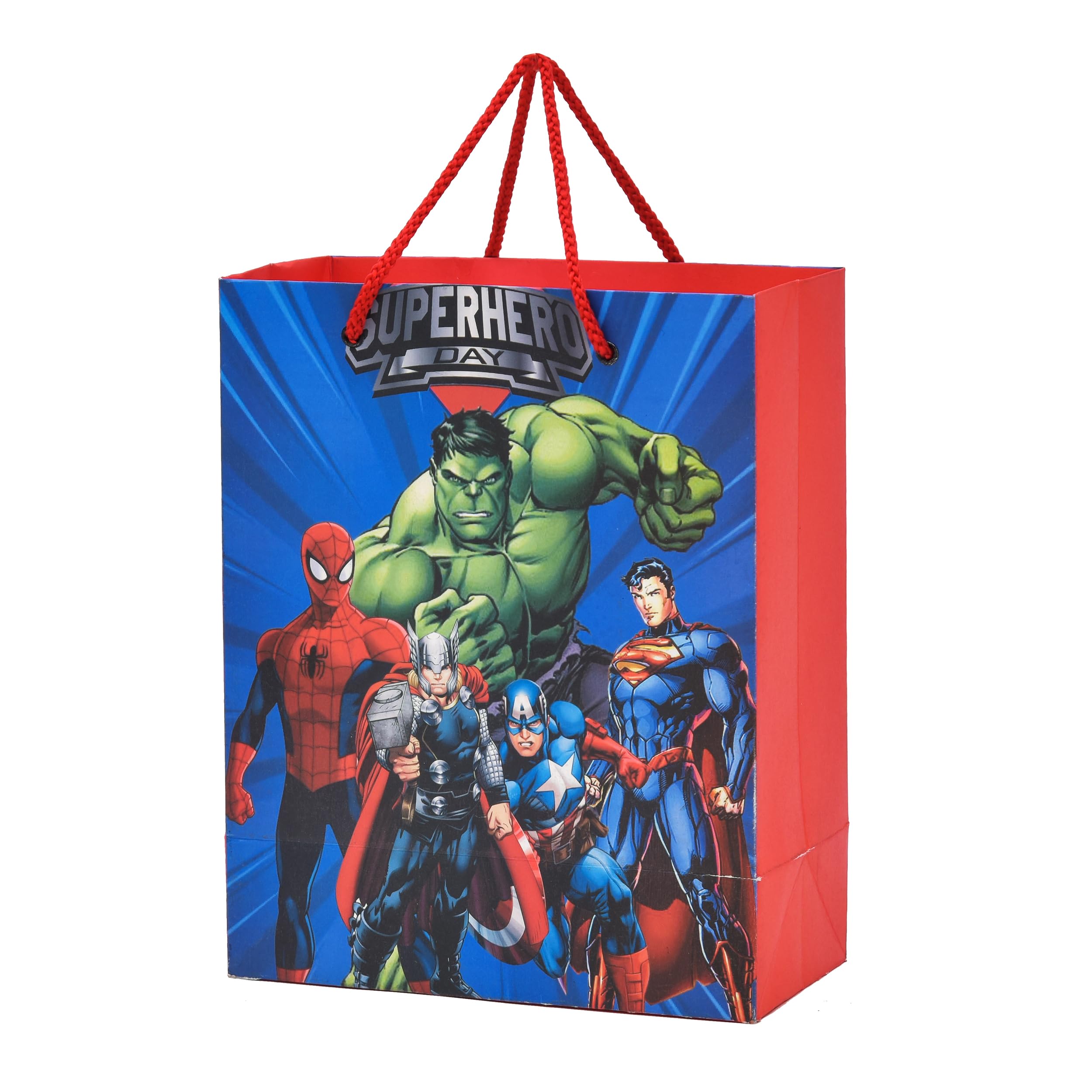 PPJ ® -HAPPY BIRTHDAY (SUPER HEROS THEME) PARTY (30 Pcs.) PAPER CARRY BAG, 10 Inch X 8 Inch X 4 Inch RETURN GIFT/HAPPY BIRTHDAY/RETURN GIFTS/GIFTS/GIFT BAGS/GIFT COVERS (Pack of 30) (B0CRR9NBQF) Amazon Price History, Amazon Price Tracker