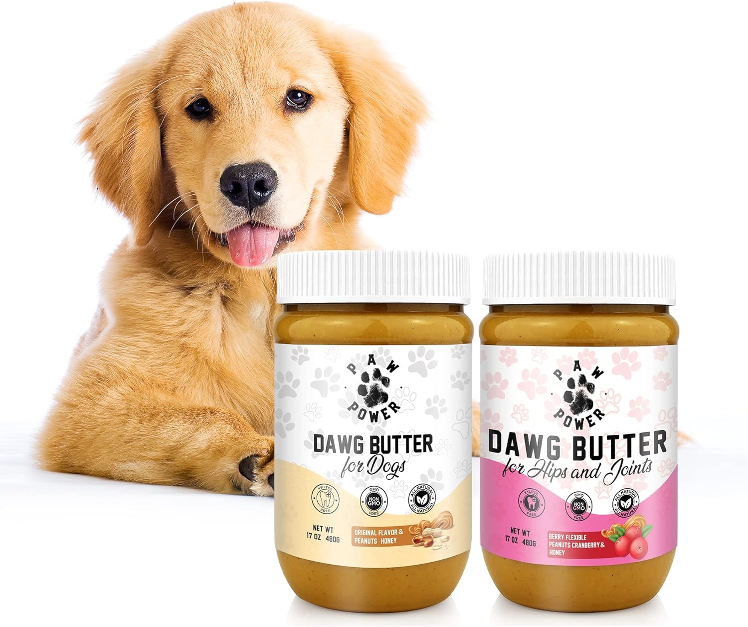 Dawg Butter, Peanut Butter Dog Treats Bundle, All Natural