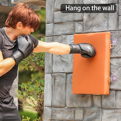 Miniatura 7 de Innolife Almohadillas de boxeo de pared 2 en 1 almohadilla de perforación portátil de árbol para entrenamiento de artes marciales