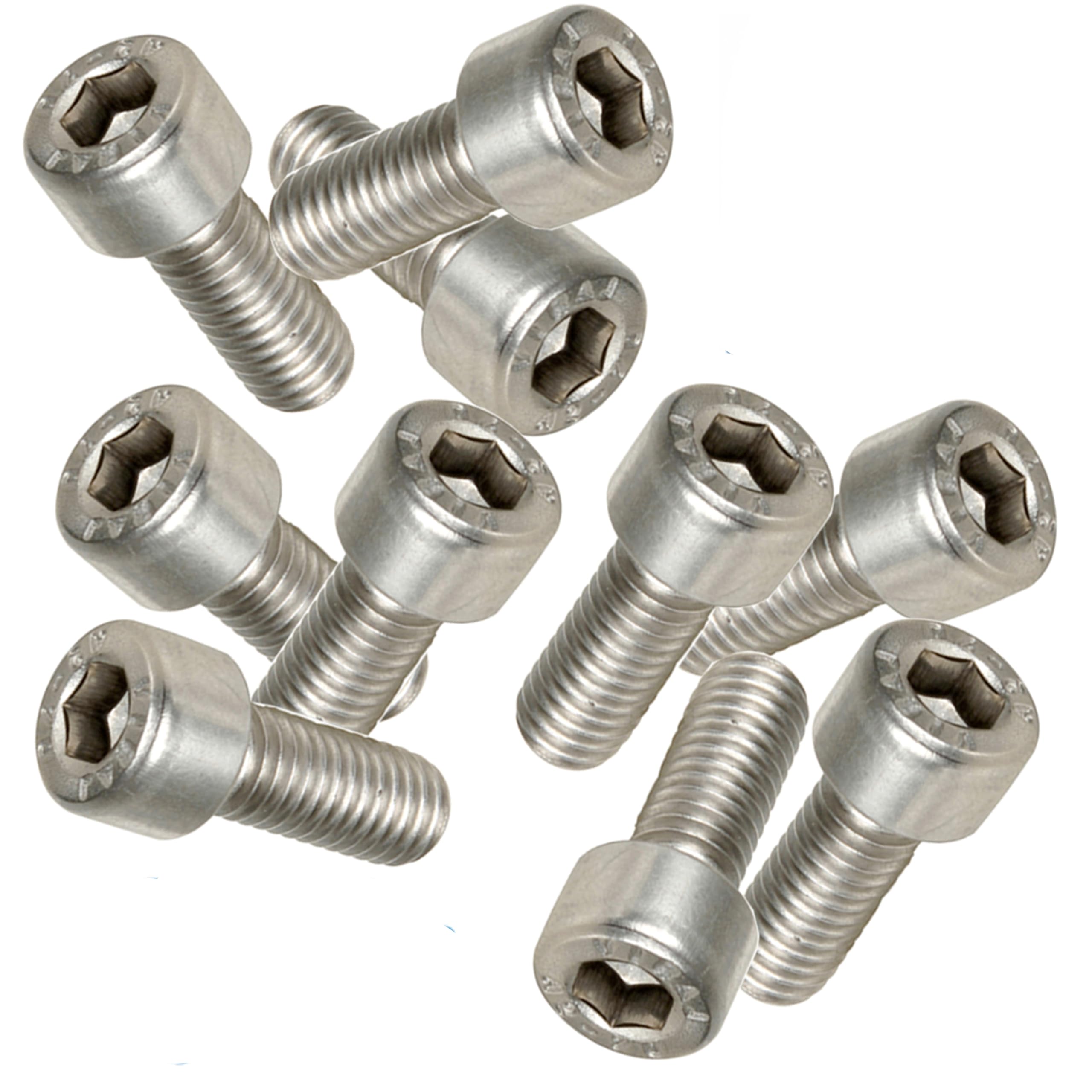 M8 x 30mm Socket Cap Bolts Made of Marine Grade A4 Stainless Steel - Corrosion Resistant Fasteners (Pack of 10)