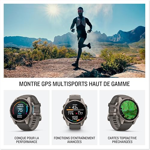 Garmin fēnix 9, 51mm GPS multisport smartwatch, Pebble Grey - 2