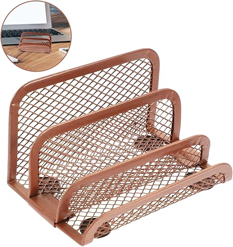 Miniatura 5 de NUOBESTY Estante de archivos de escritorio, carpetas de papel, estantes de archivos para escritorio, estantería de mesa, soporte de carpeta de