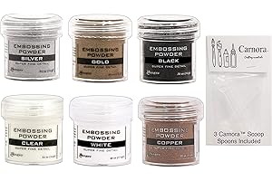 Ranger Fine Super Embossing Powder 6 Jar Bundle Enchants Paper Projects