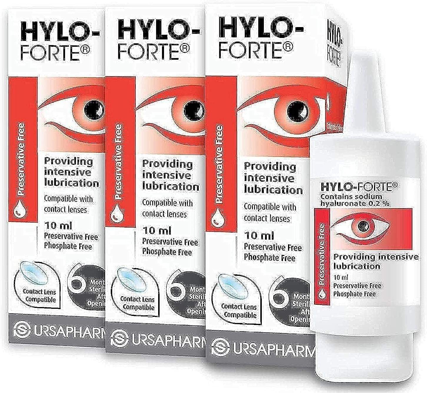 Hylo-Fotre Intensive Lubricating Eye Drops x Pack of 3