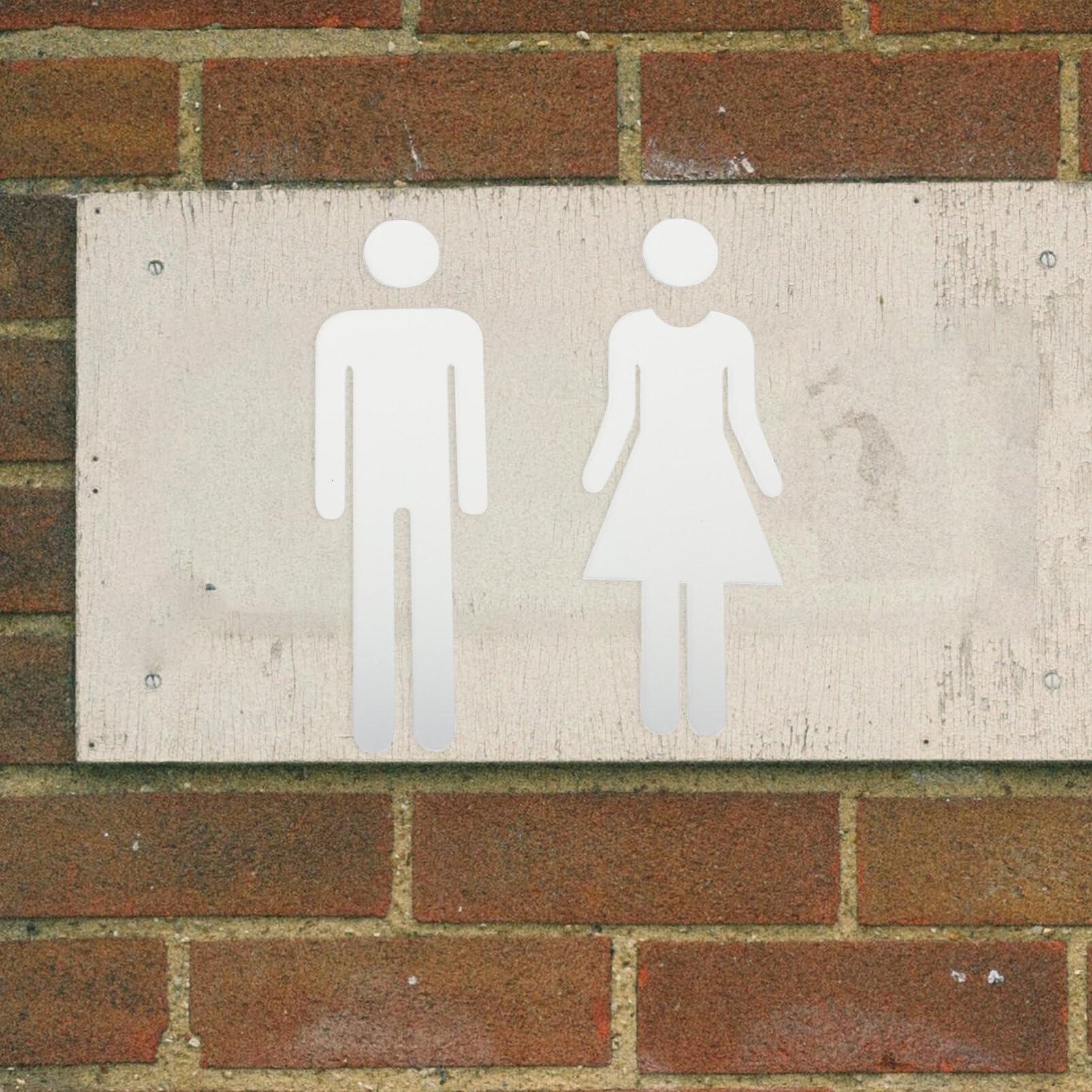 Set Di 2 Segnali Bagno In Acrilico Doppia Faccia Uomo E Donna, Moderni, Resistenti E Facili Da Pulire, Per Uffici, Ristoranti E Spazi Pubblici