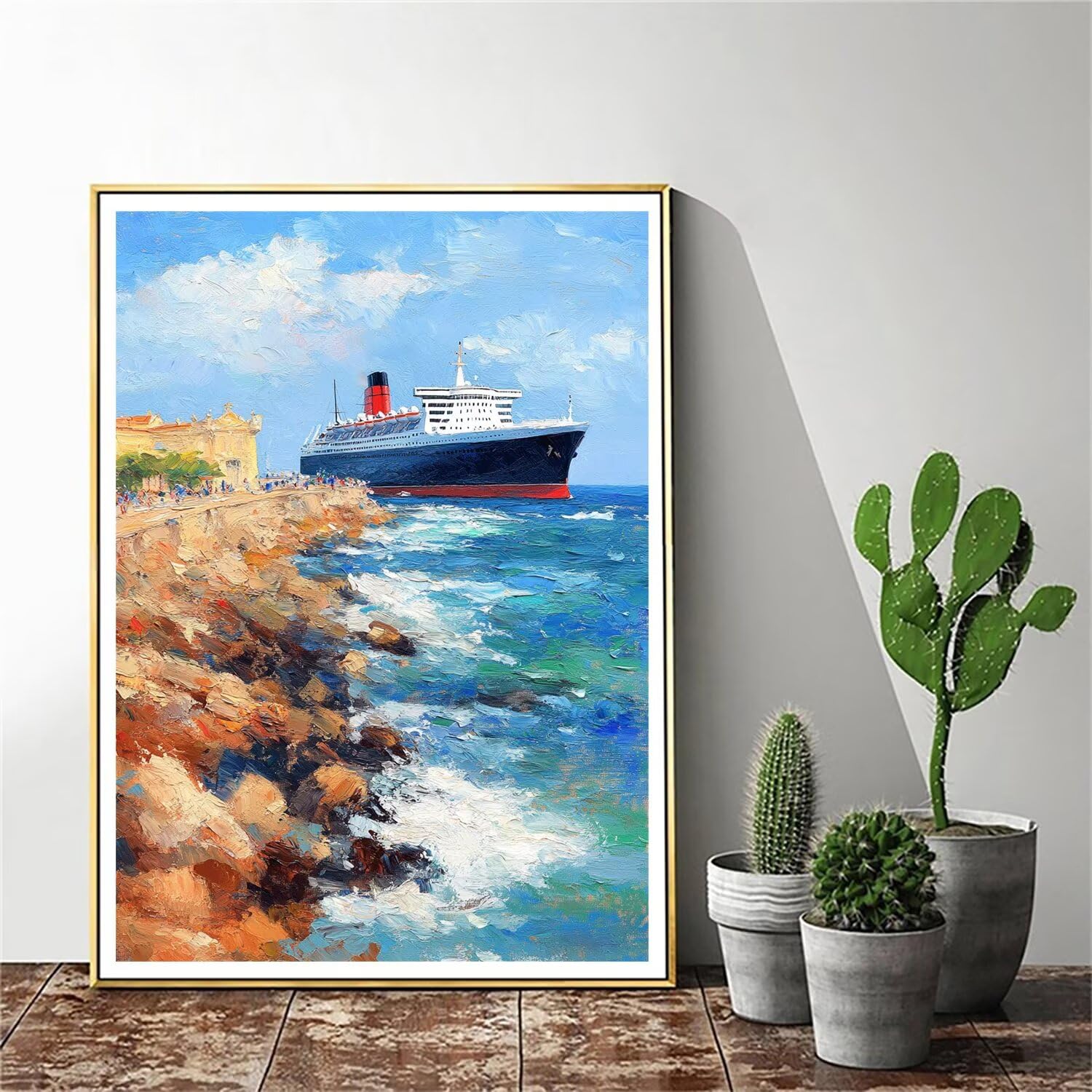 Pintar por Numeros Adultos pintar por numeros niños manualidades niños 10 años, DIY Pintar por Números de Pincel y Pintura acrílica Decoraciones para el Hogar Manualidades, sin Marco 60x80cm C-106