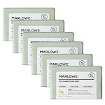 MARLOWE. No. 108 Lightly Exfoliating Soap Bar, 7oz (6 Bars) Polishing, Moisturizing & Cleansing Bar Soap for Men, Made with Natural Ingredients