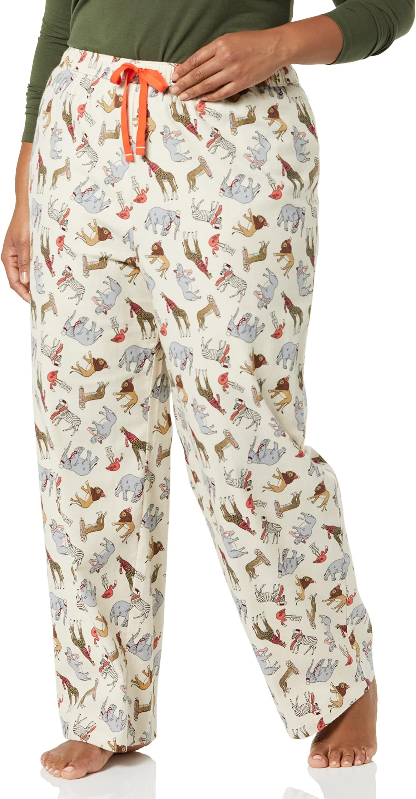 Amazon Essentials womens Flannel Pajama Sleep Pant - Discontinued Colors