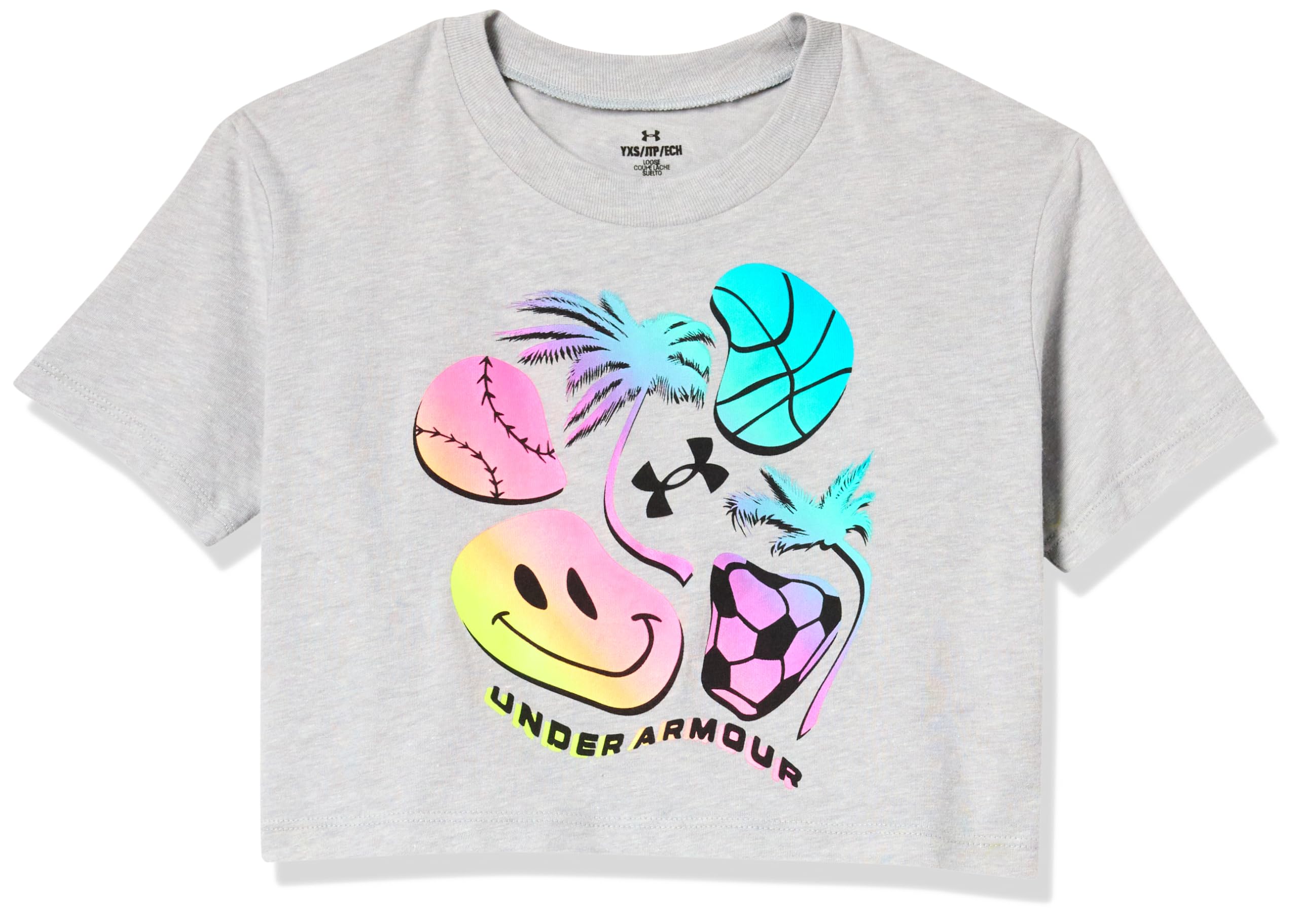 Under Armour Palm Sport Short Sleeve T Shirt Camiseta para Niñas