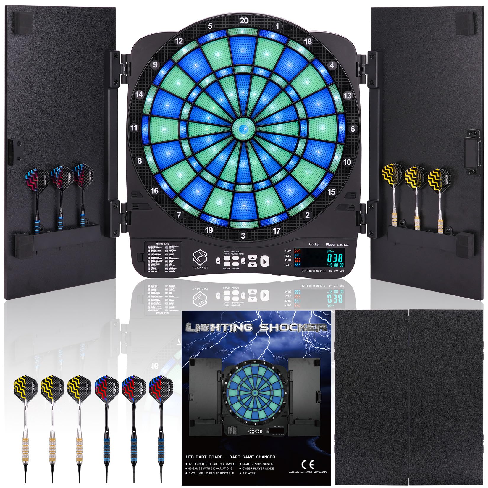 Amazon.co.jp: Turnart エレクトロニックダーツボード キャビネット
