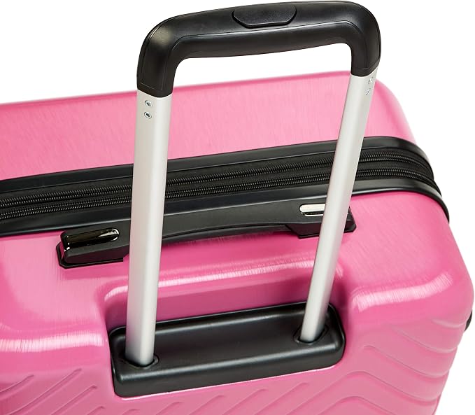 Amazon.com: Amazon Basics - Maleta giratoria extensible para equipaje,  geométrica, con bloqueo incorporado recomendado por TSA y ruedas,  Rosa/Rebel Fun.), T1937-24 : Ropa, Zapatos y Joyería