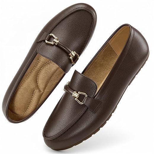 HARENCE Loafers for Women Comfortable Slip On Business Work Flats Shoes Casual Driving Moccasins Penny Loafer